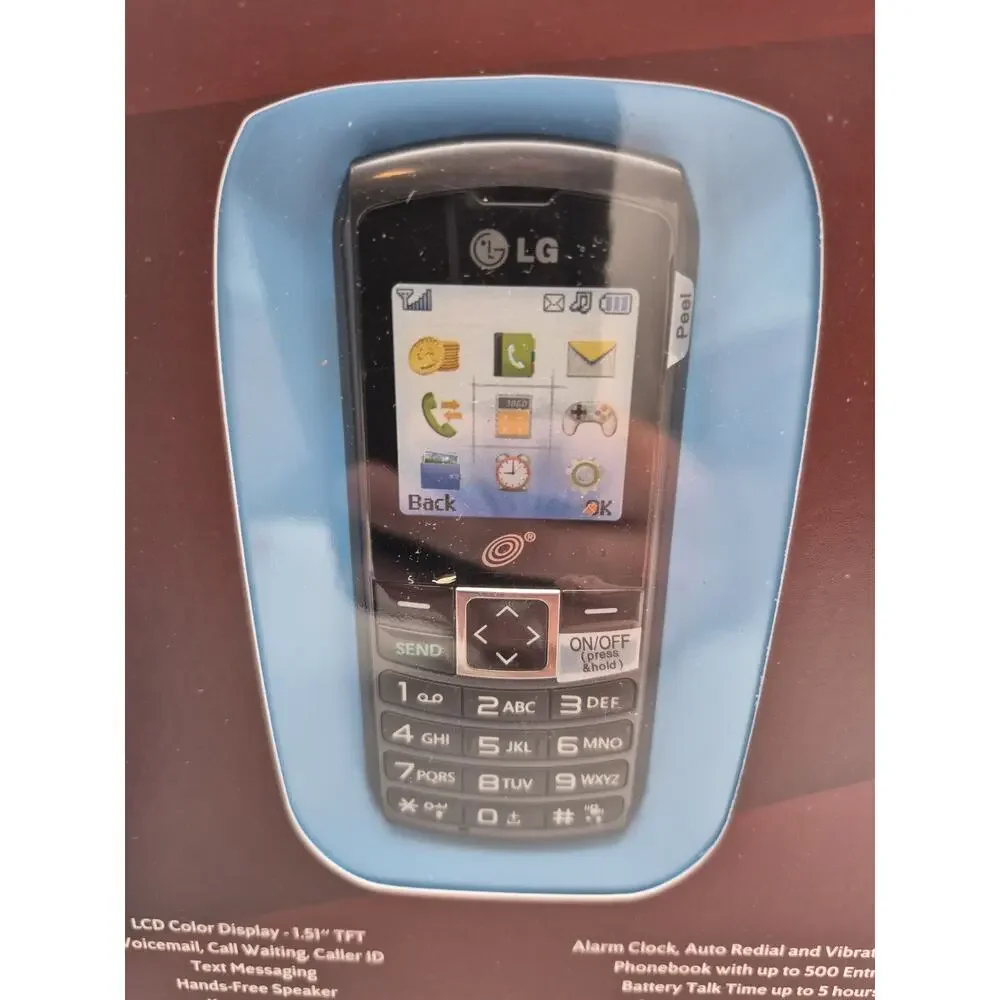 Net 10 LG LG320G Black Cell Phone 2011 Brand New Sealed